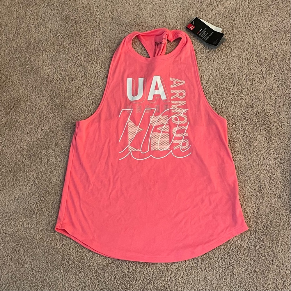 GIRLS Under Armour heat gear tank NWT